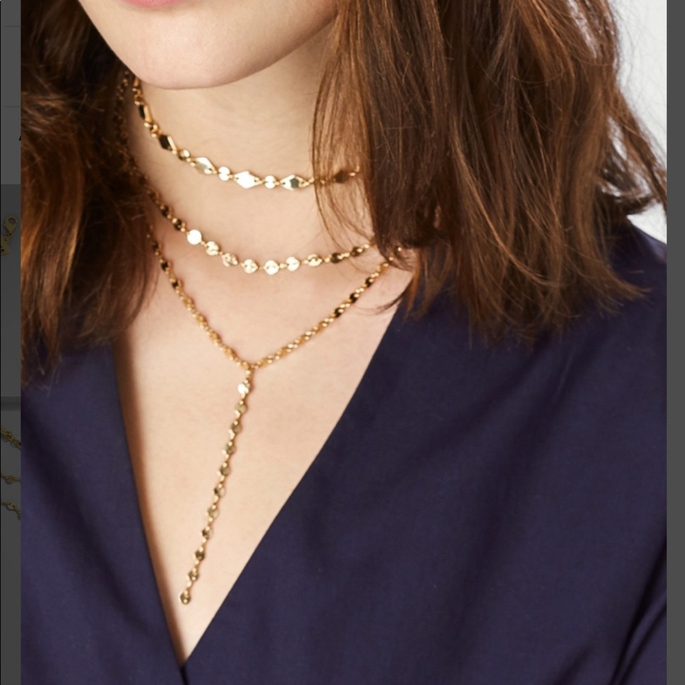 Baublebar Aimee Layered Y-Chain Necklace - Gold